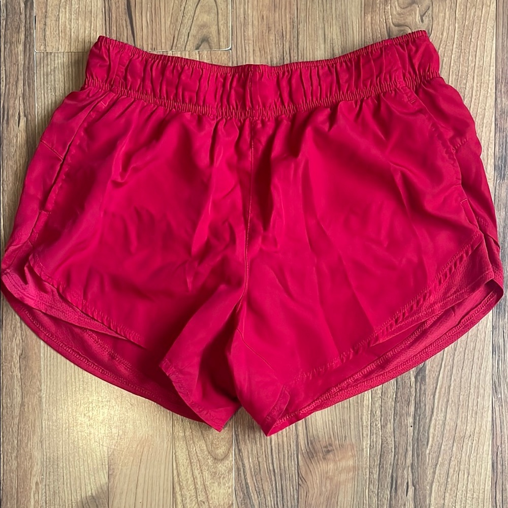 Athletic Works Women's Vibrant Red Athletic Shorts